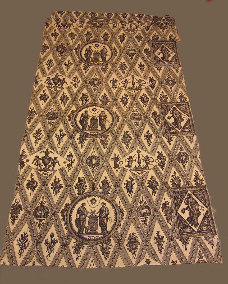 1969.0591.001 Textile, printed partial obverse