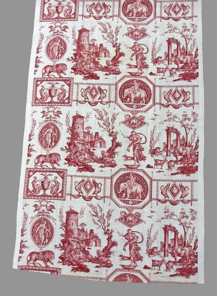 1969.0592.001 textile, printed partial obverse