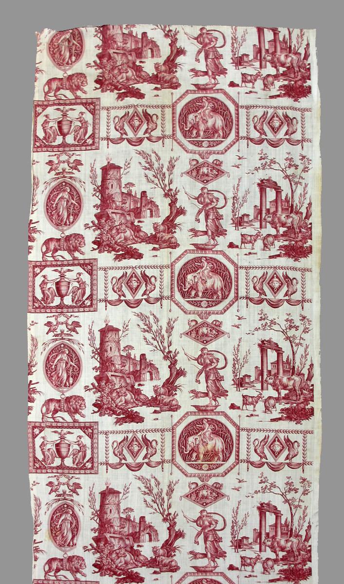 1969.0592.005 textile, printed partial obverse
