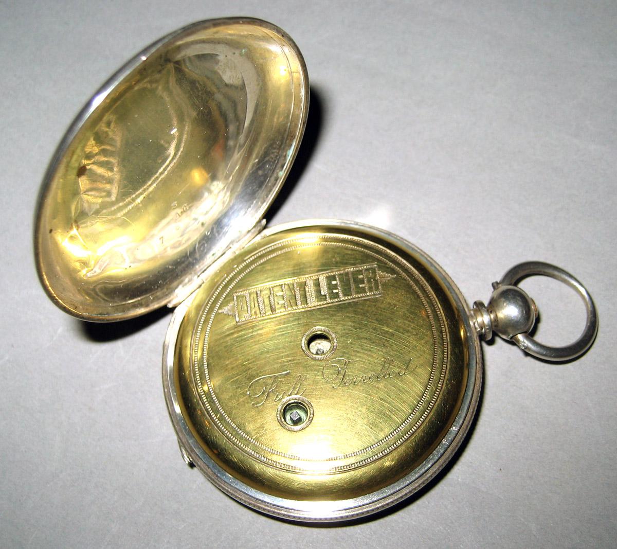 1969.0665 Silver Pocket Watch interior 1