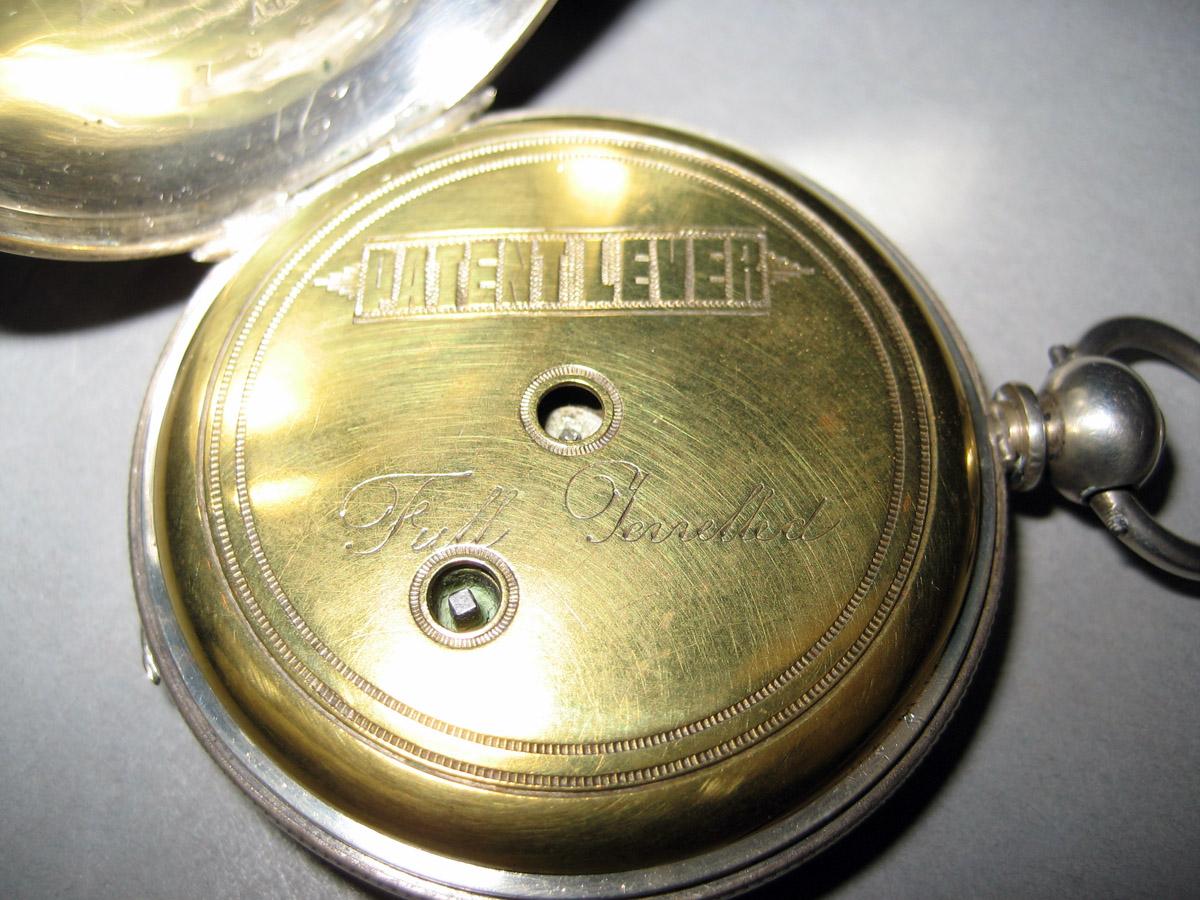1969.0665 Silver Pocket Watch inscriptions