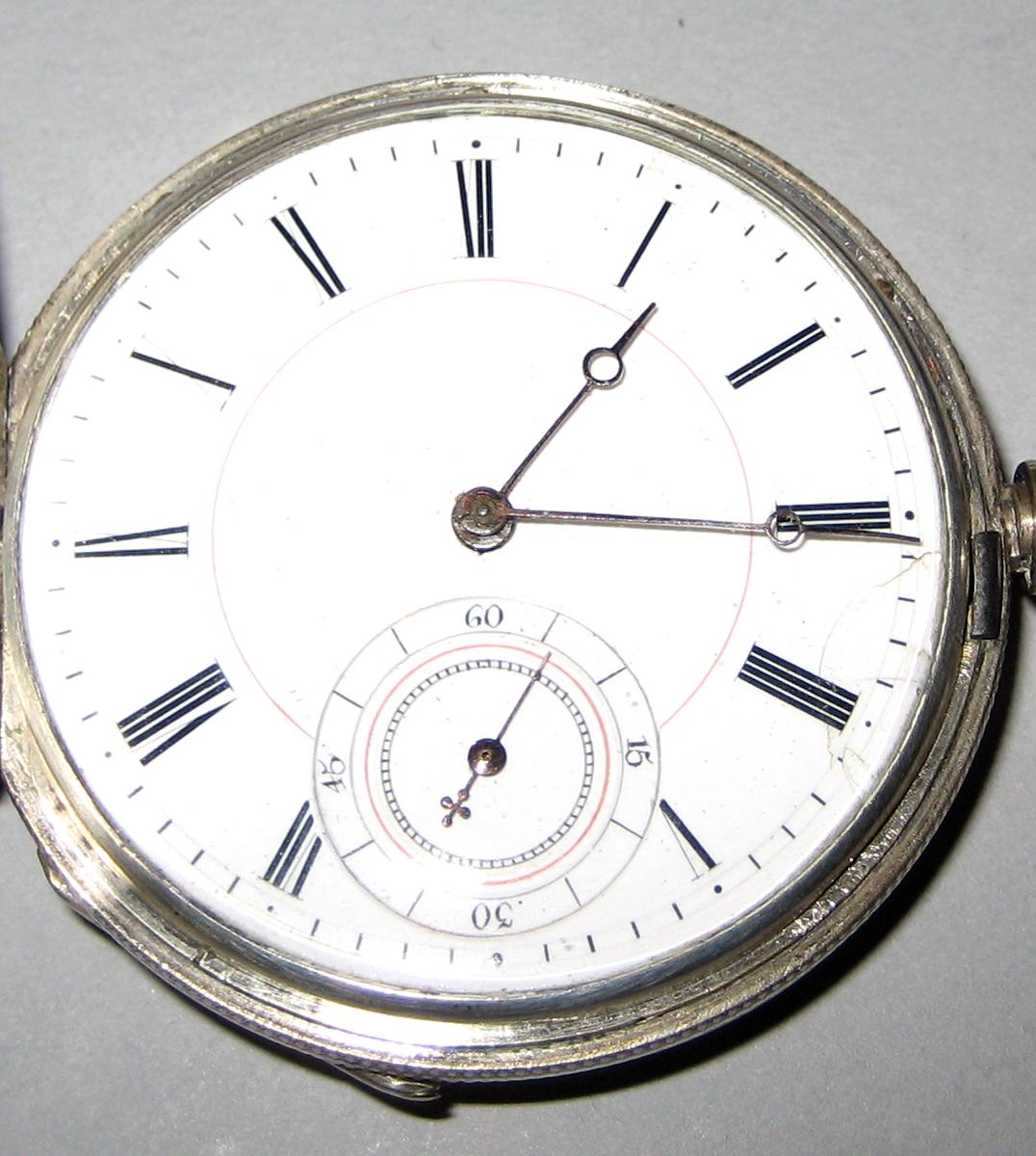 1969.0665 Silver Pocket Watch interior