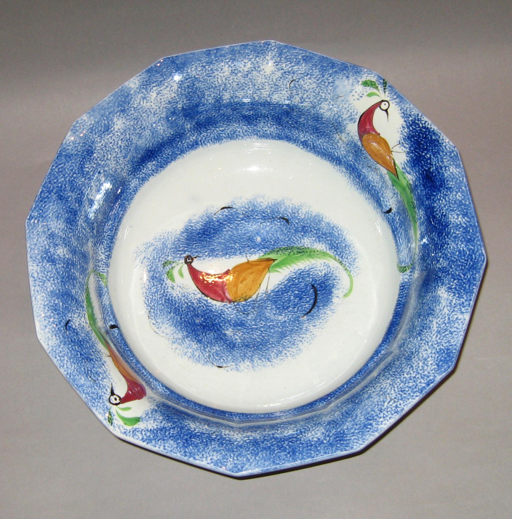 1969.0670 Spatterware basin (view 2)