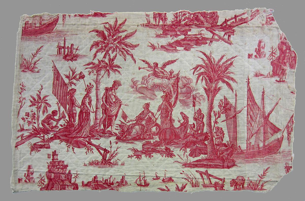 1969.0682 A Textile, printed obverse