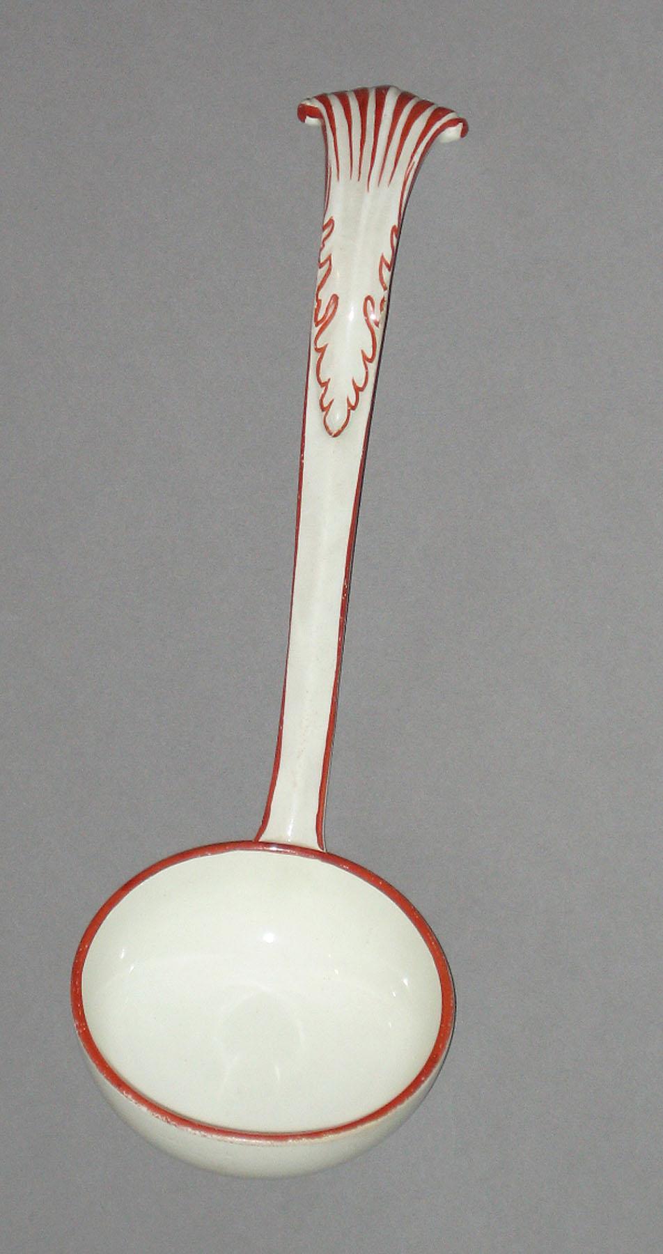 1969.0736.030 Creamware ladle