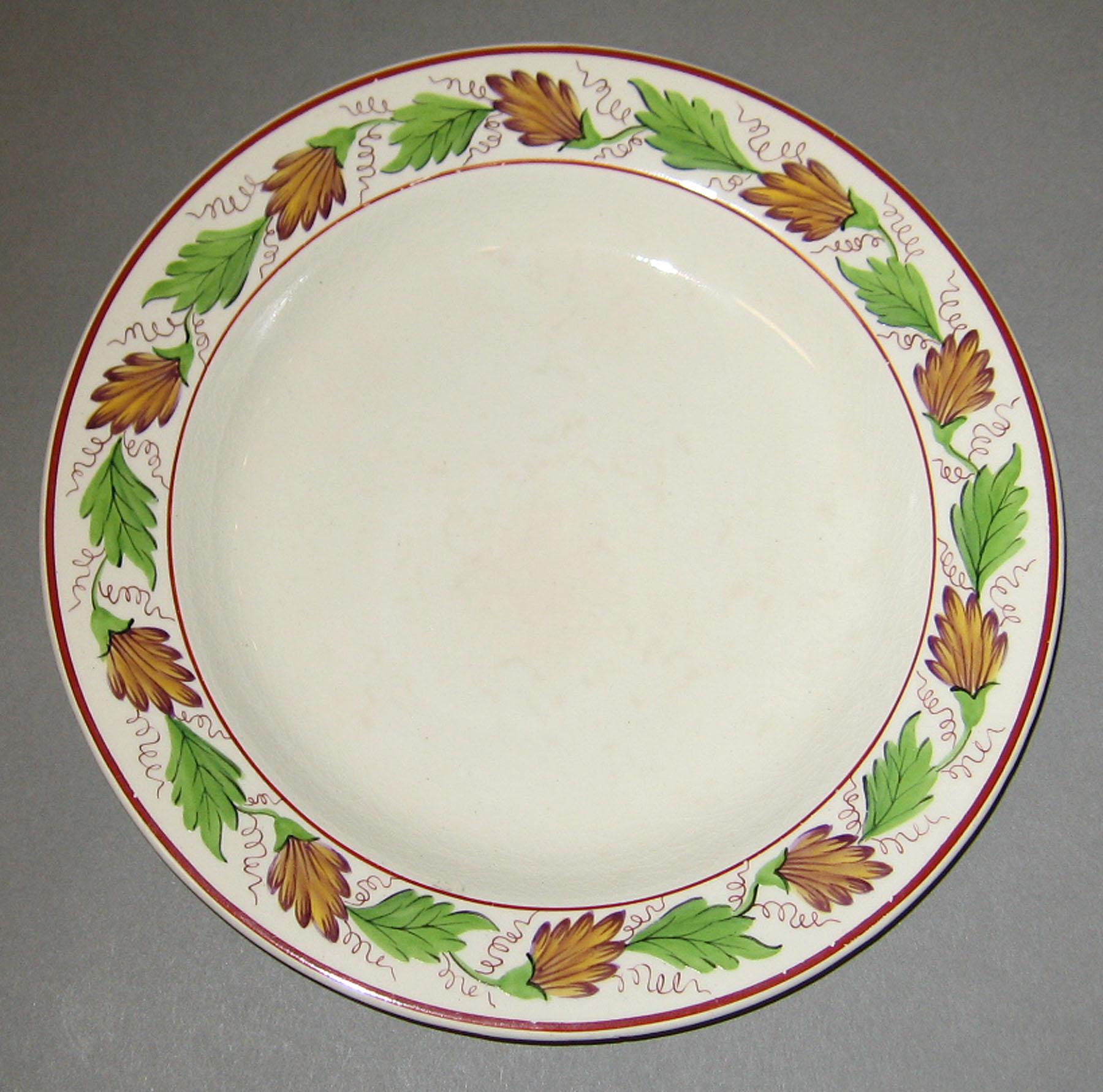 1969.0736.098 Creamware plate