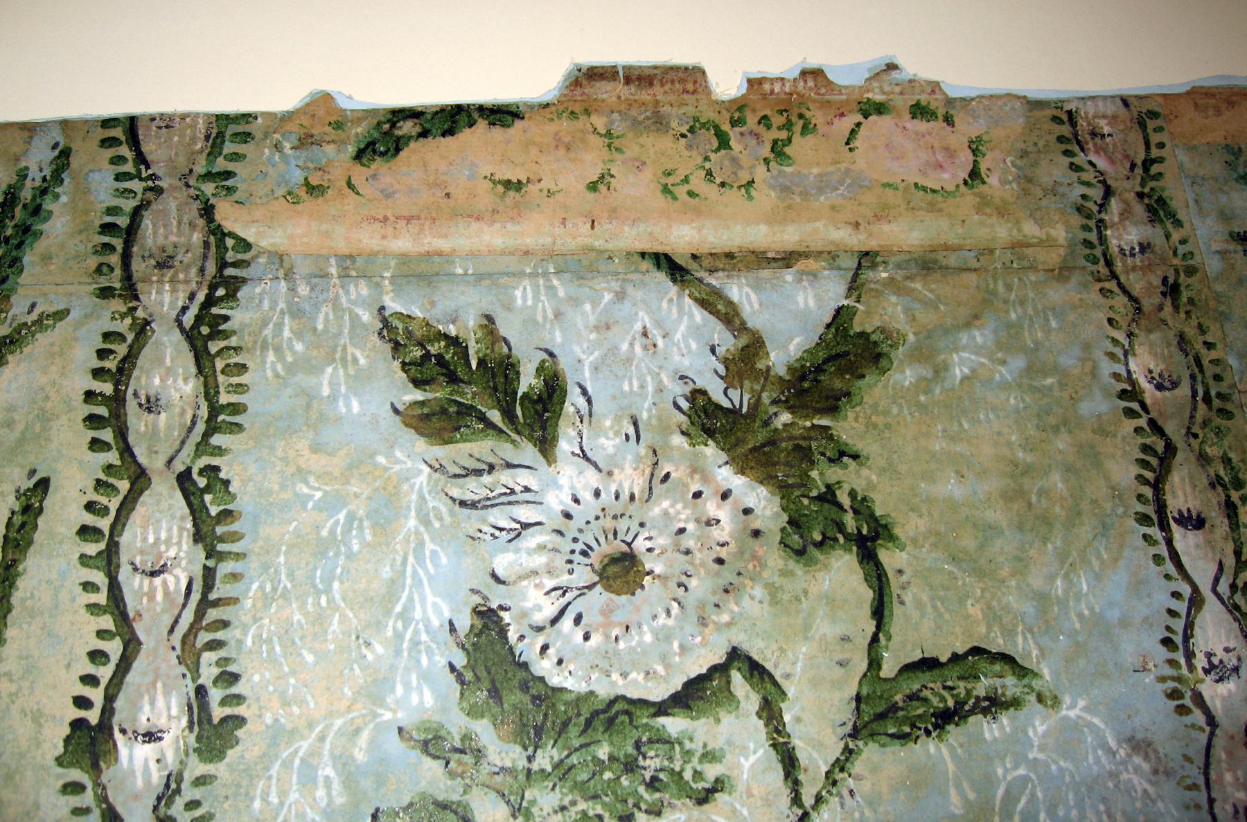1969.0747 Wallpaper fragment (border detail)