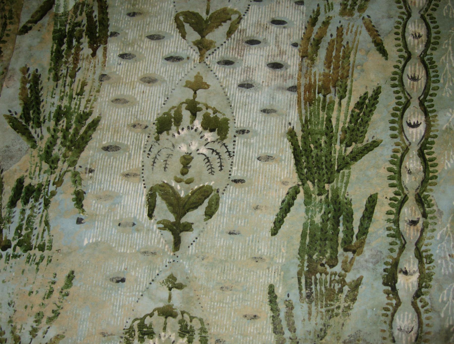 1969.0747 Wallpaper fragment (detail 1)