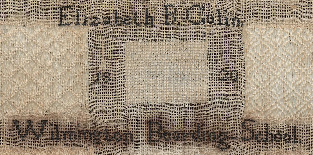 1969.0771 A Sampler, Detail