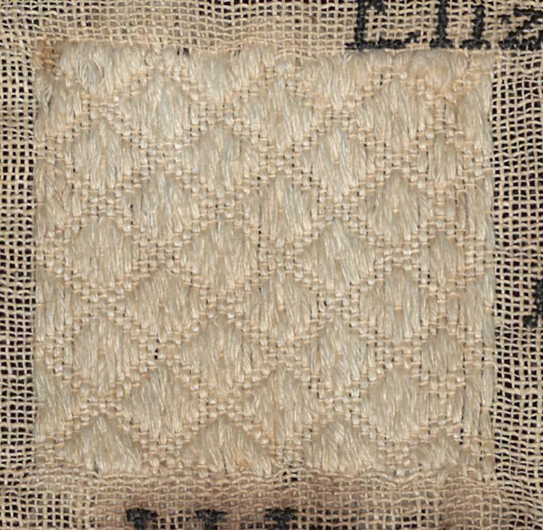 1969.0771 A Sampler, Detail 5