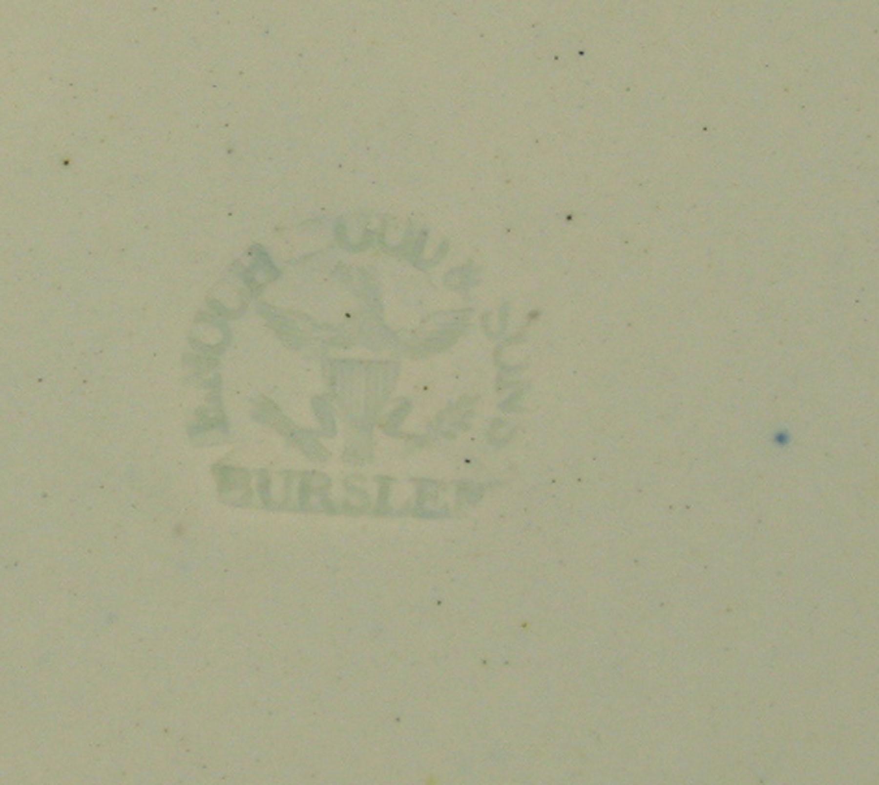 1969.0788.001 Pearlware soup plate (detail)