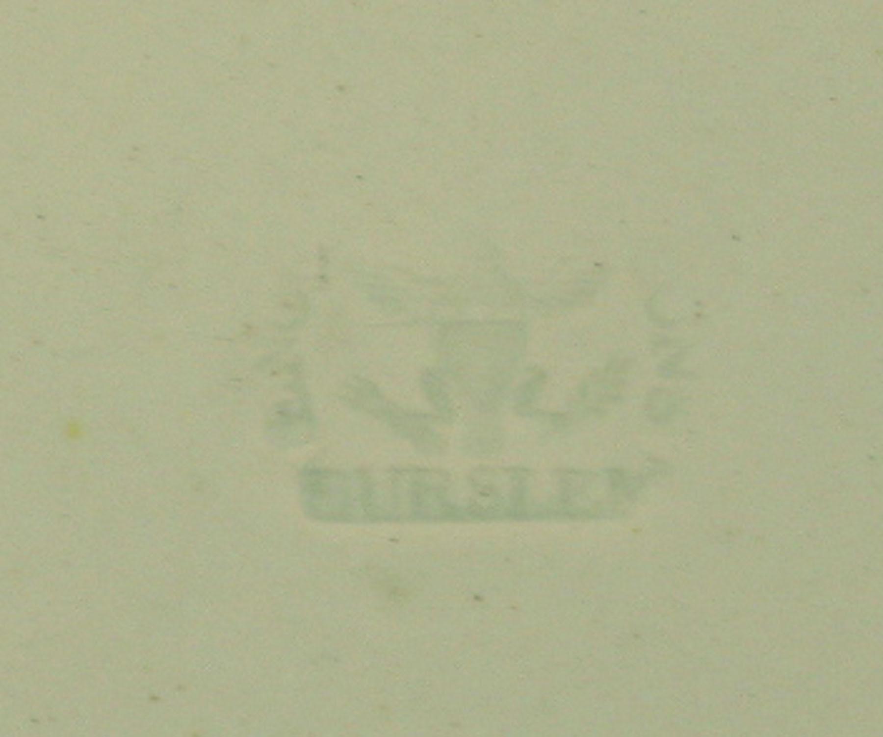 1969.0788.002 Pearlware soup plate (detail)