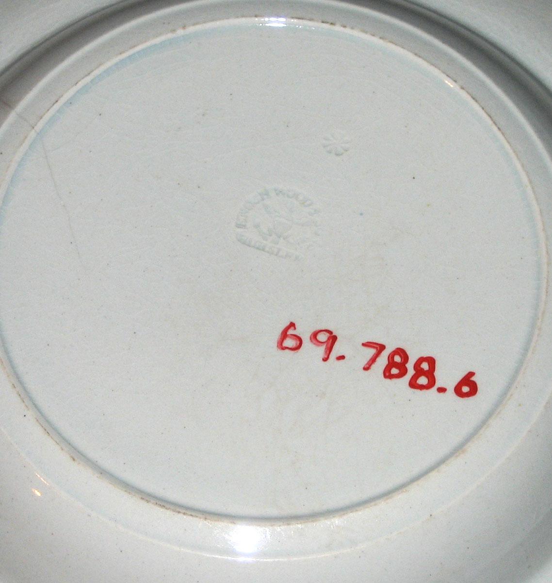 1969.0788.006 Soup plate (mark)