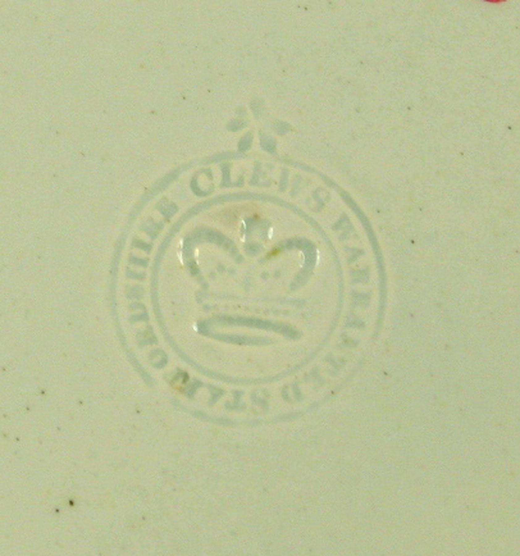 1969.0789.002 Pearlware dinner plate (detail)