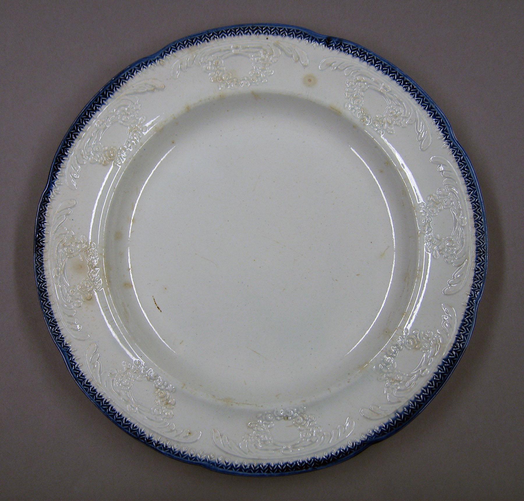 1969.0789.005 Clews Pearlware Plate