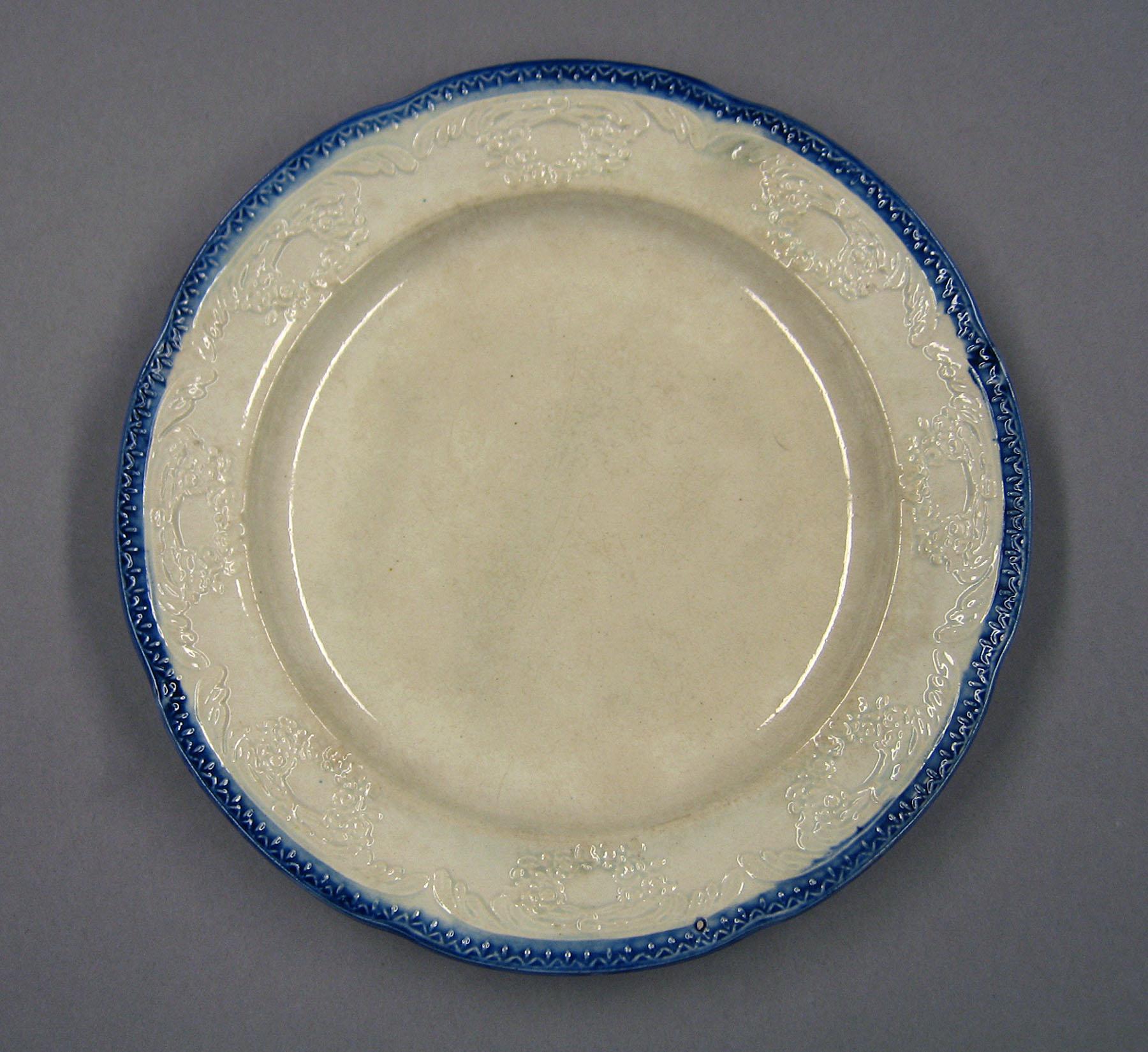 1969.0789.007 Clews Pearlware Plate