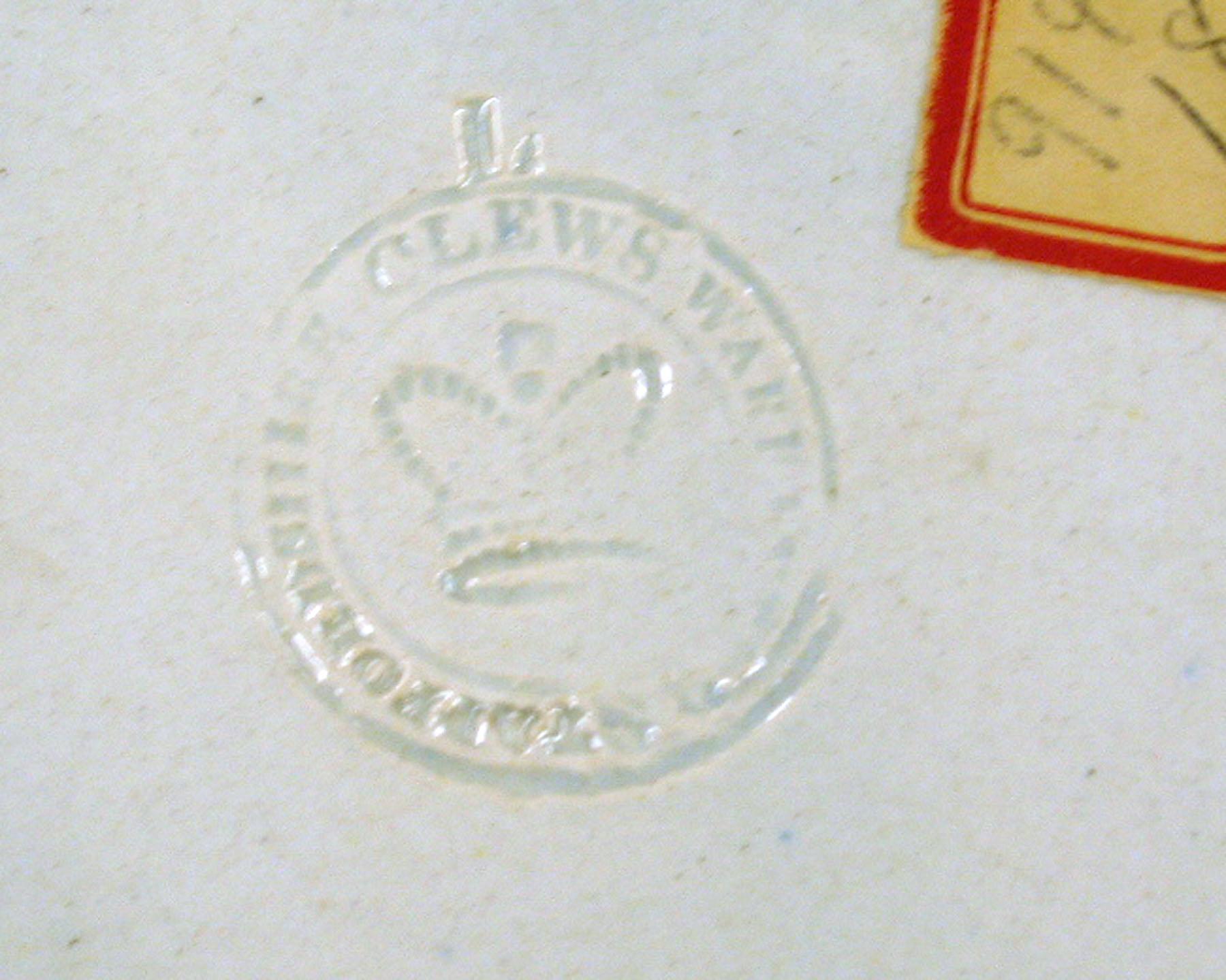 1969.0789.007 Clews pearlware plate (detail)