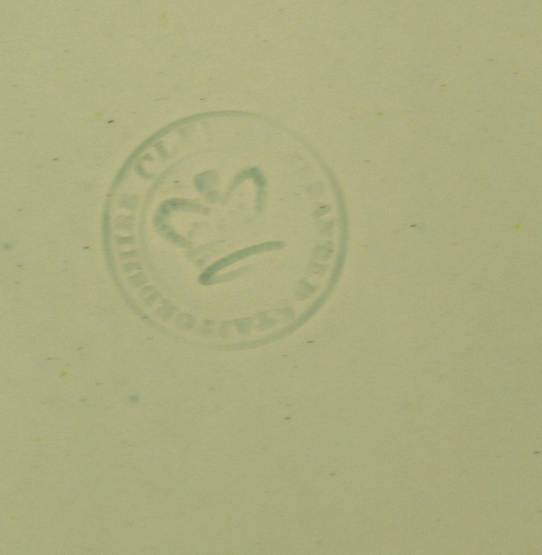 1969.0789.008 Clews pearlware dish (detail)
