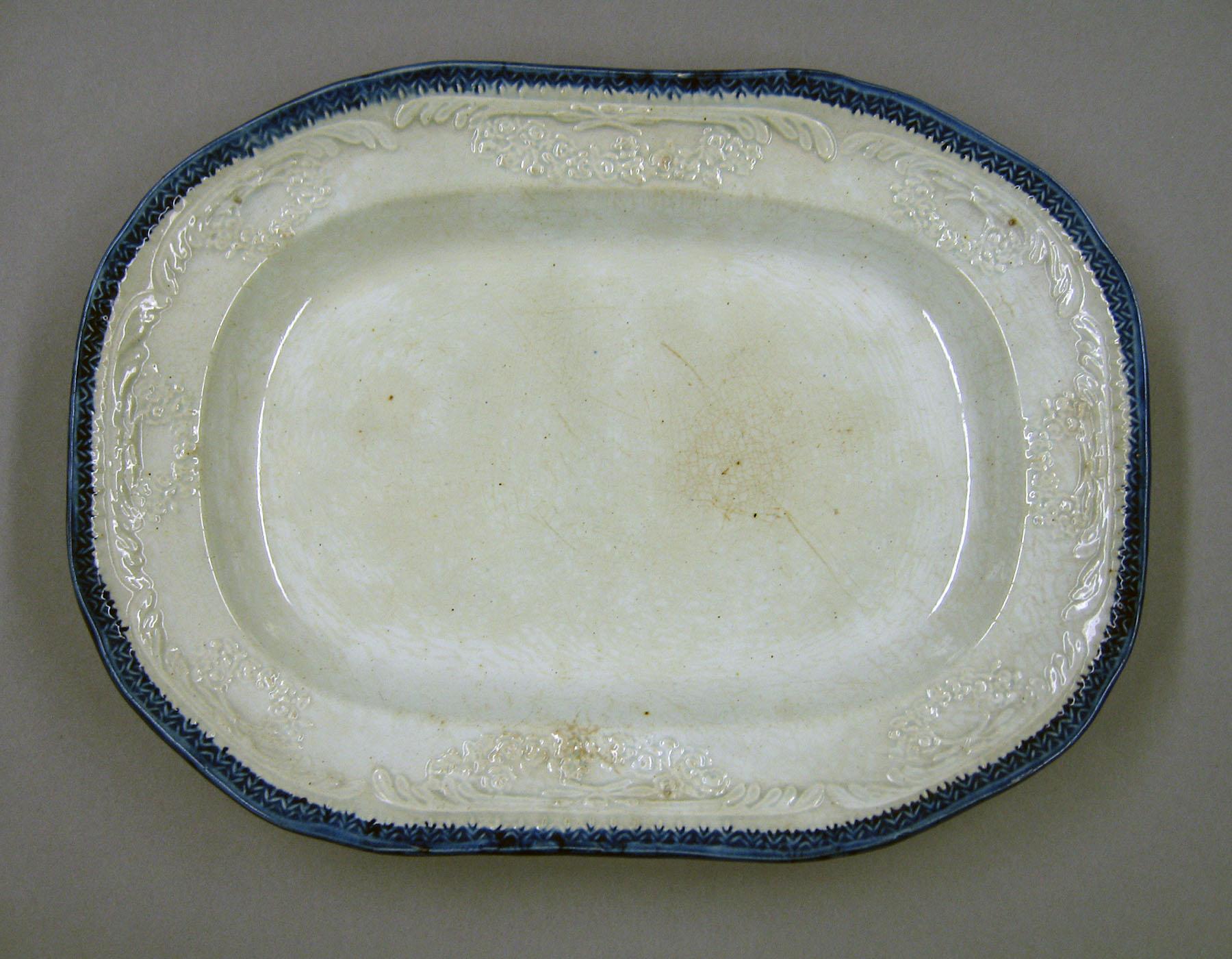 1969.0789.009 Clews Pearlware Dish