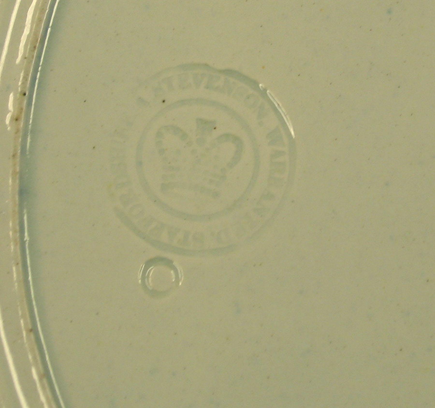 1969.0796 Stevenson Pearlware Plate (detail)