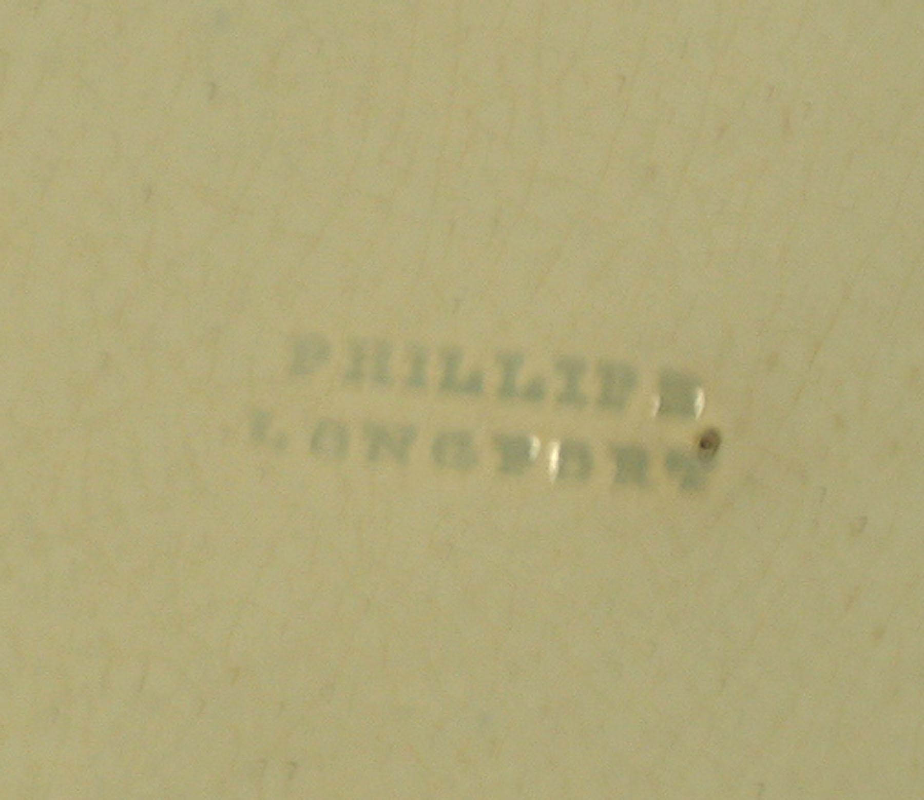 1969.0798 Phillips Pearlware Plate (detail)