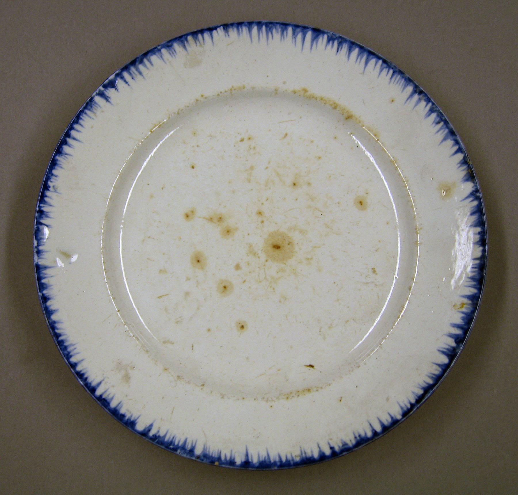 1969.0799.001 Moore Brothers Pearlware Plate