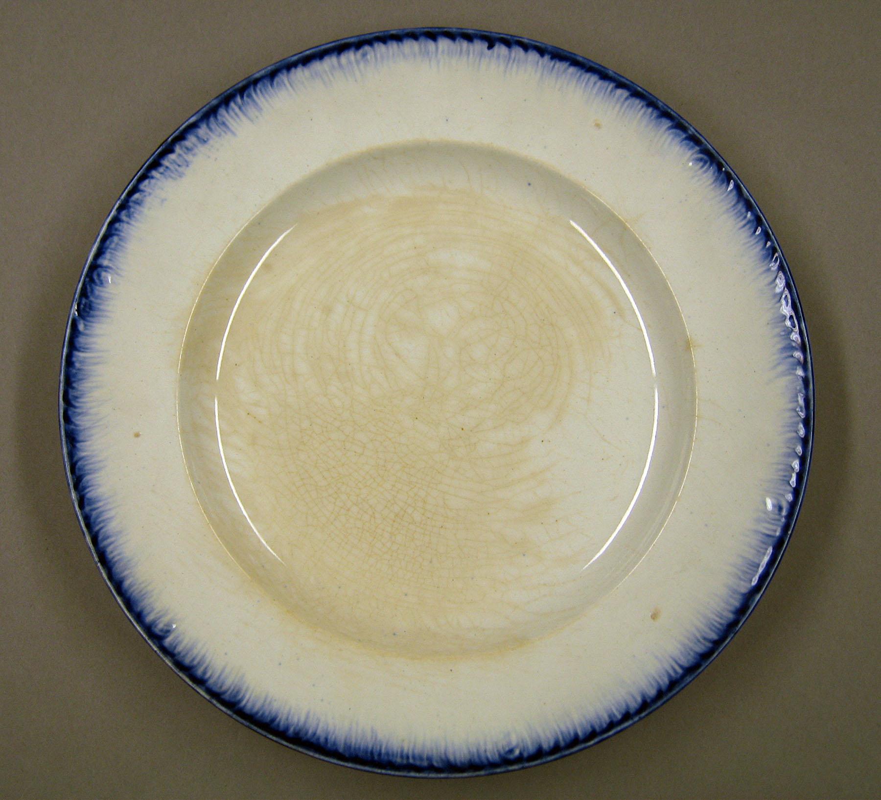 1969.0804.002 Pearlware plate