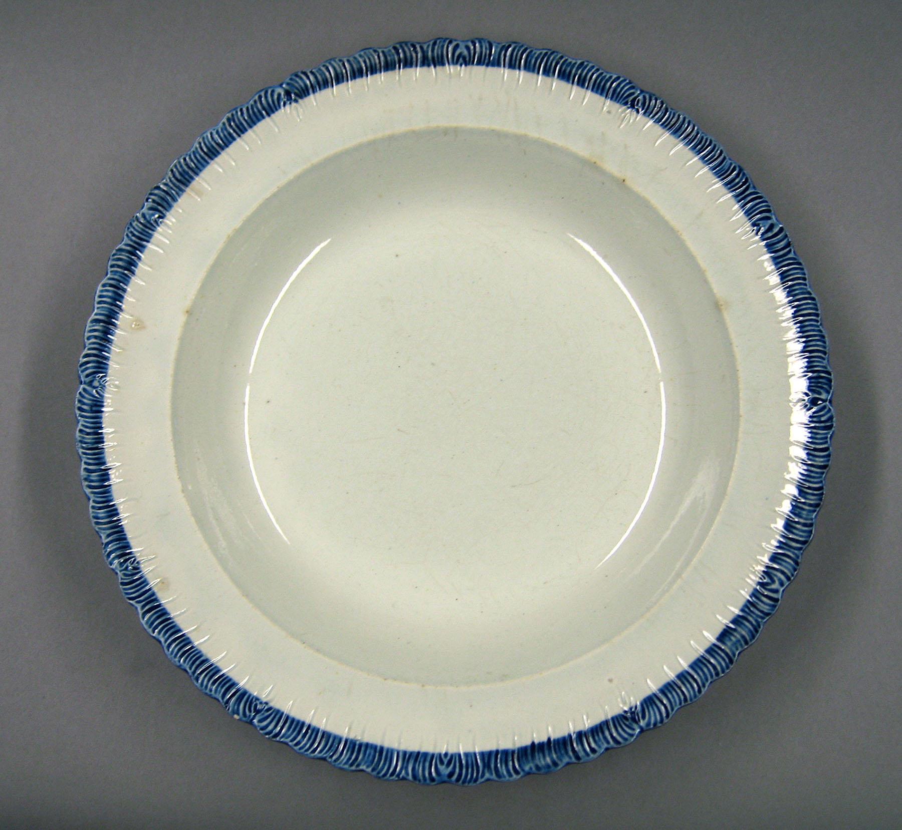 1969.0805 Pearlware soup plate