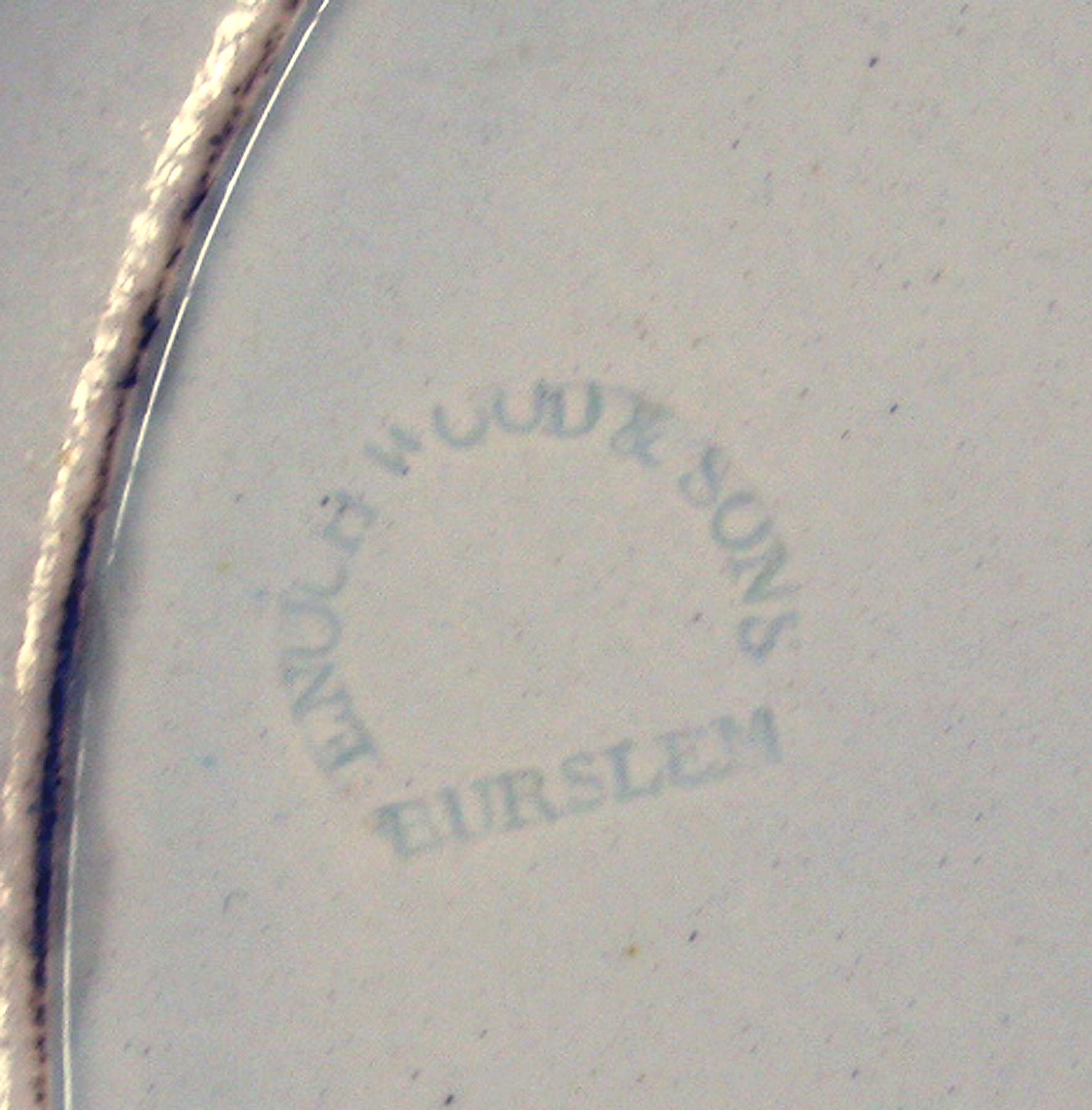 1969.0811 Pearlware plate (detail)