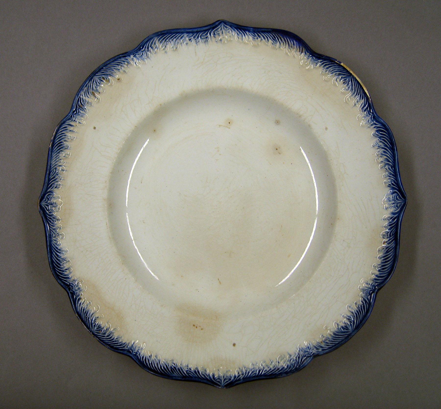 1969.0812 Wood Pearlware Plate