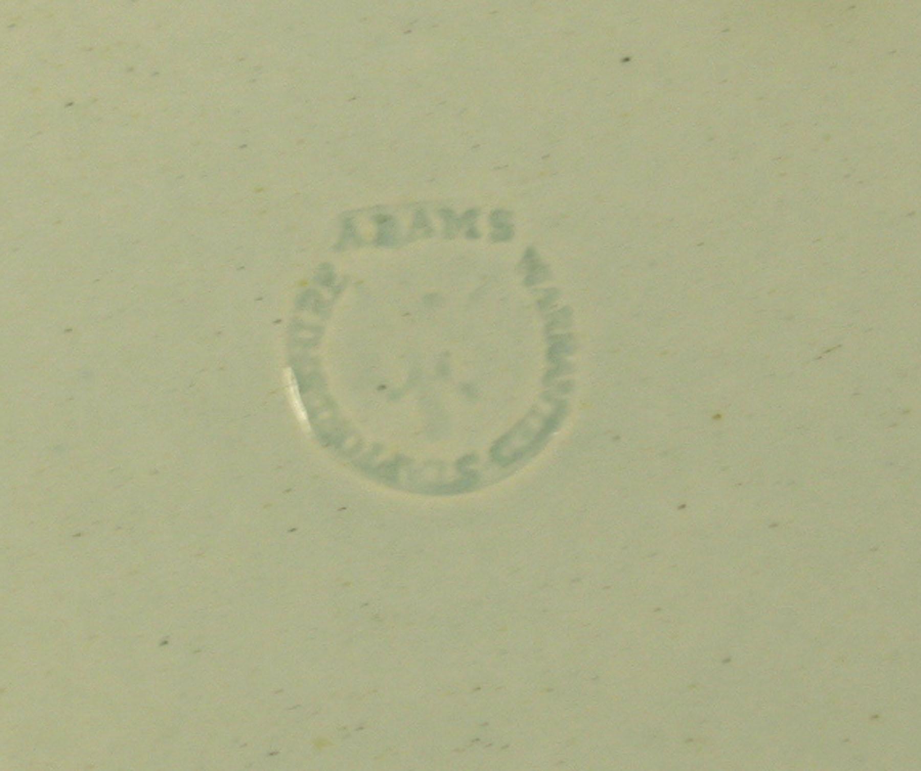 1969.0813 Adams Pearlware Plate (detail)