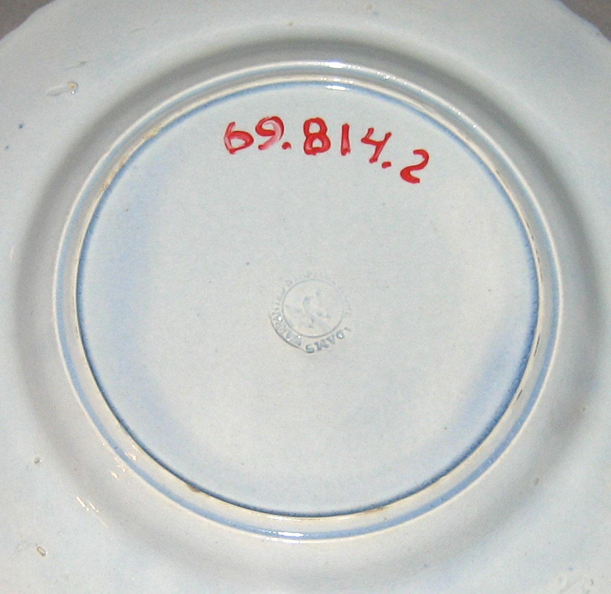 1969.0814.002 Plate (Adams mark)