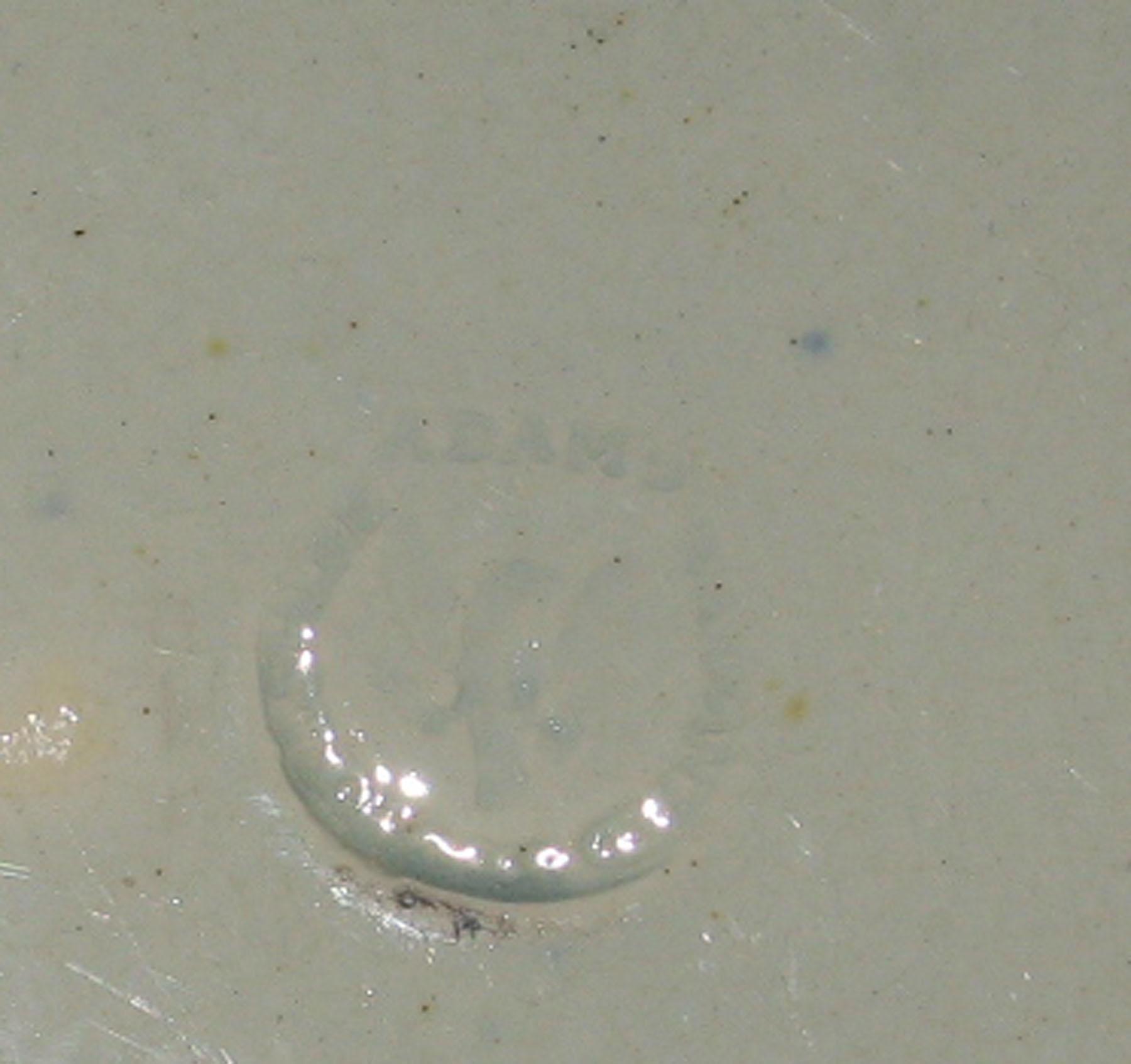 1969.0815.001 Adams Pearlware Plate (detail)