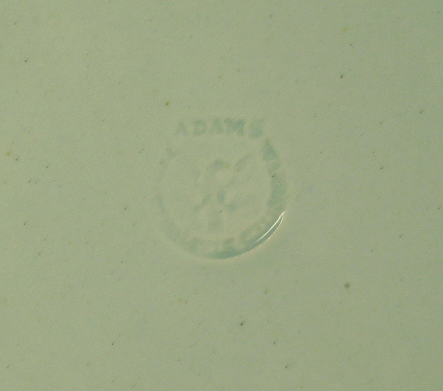 1969.0815.003 Adams Pearlware Plate (detail)