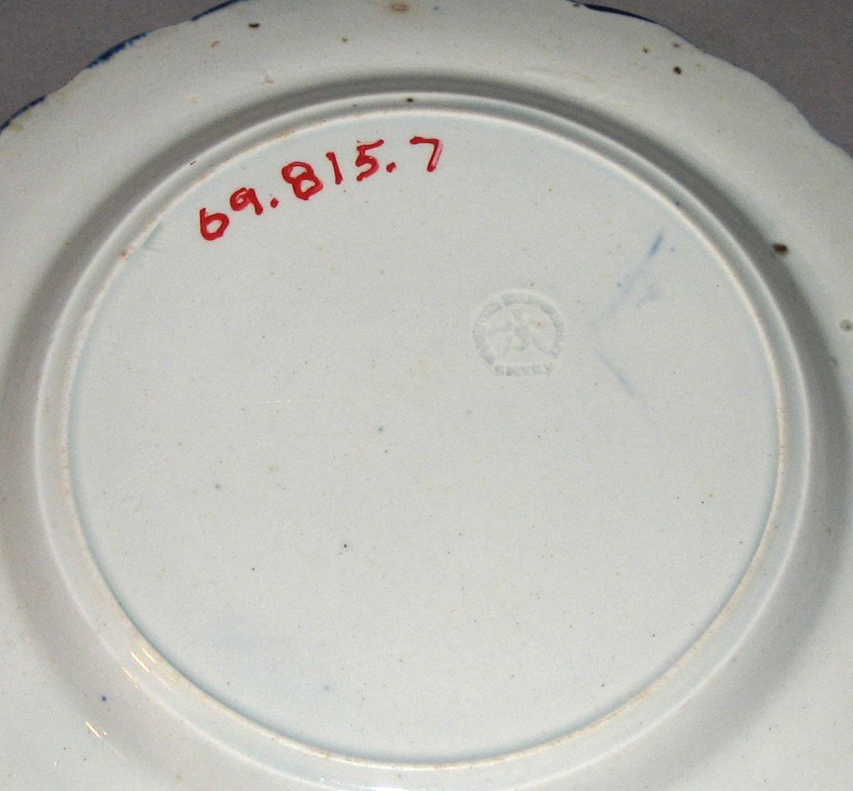 1969.0815.007 Plate (Adams mark)