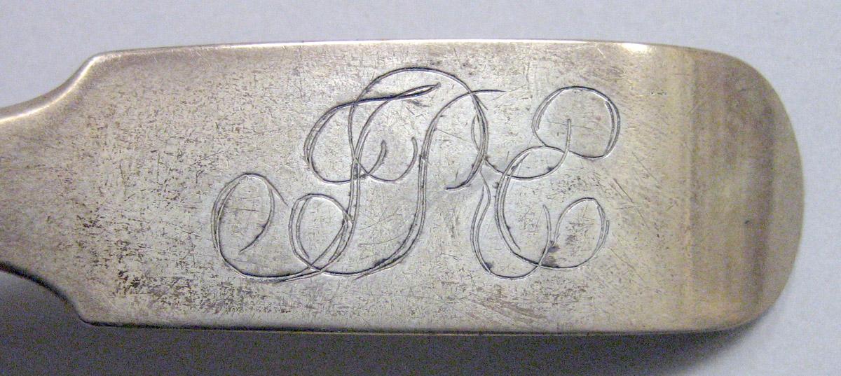1969.0819 Silver Spoon engraving
