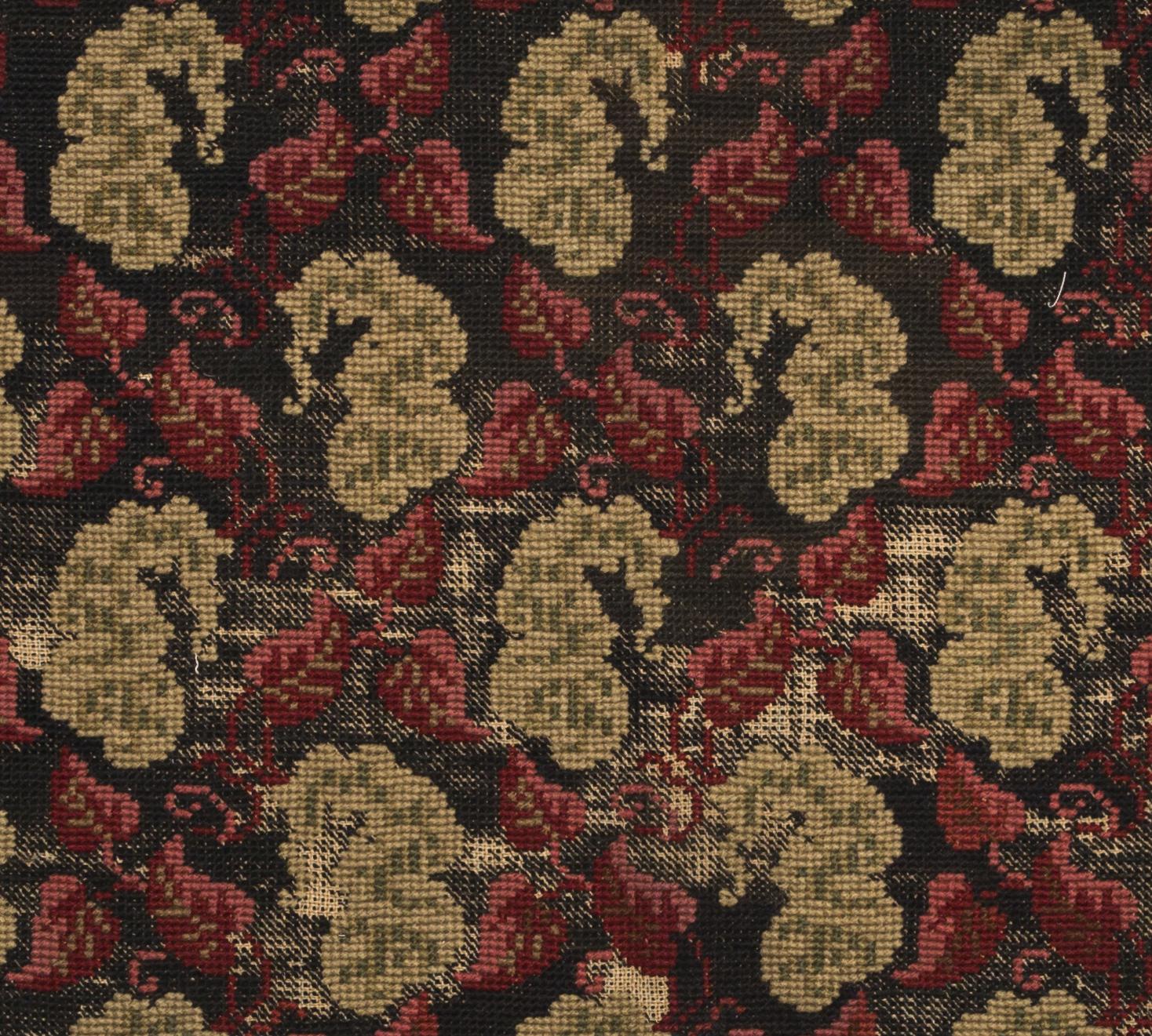 1969.0831.001 Chair seat cover, detail 1