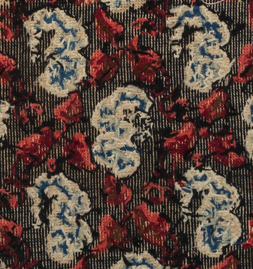 1969.0831.002 Chair seat cover, reverse, detail 3