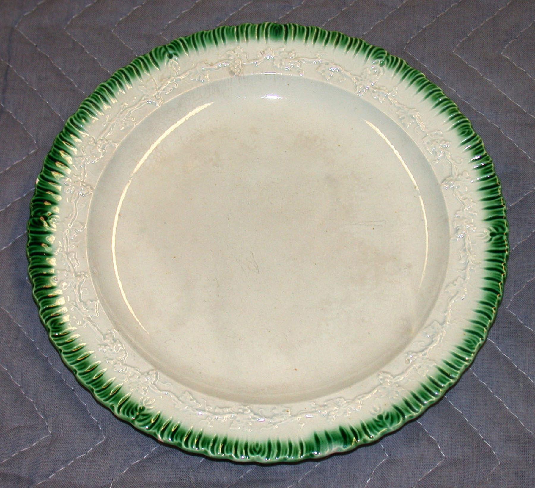 1969.0856 Pearlware Wood plate