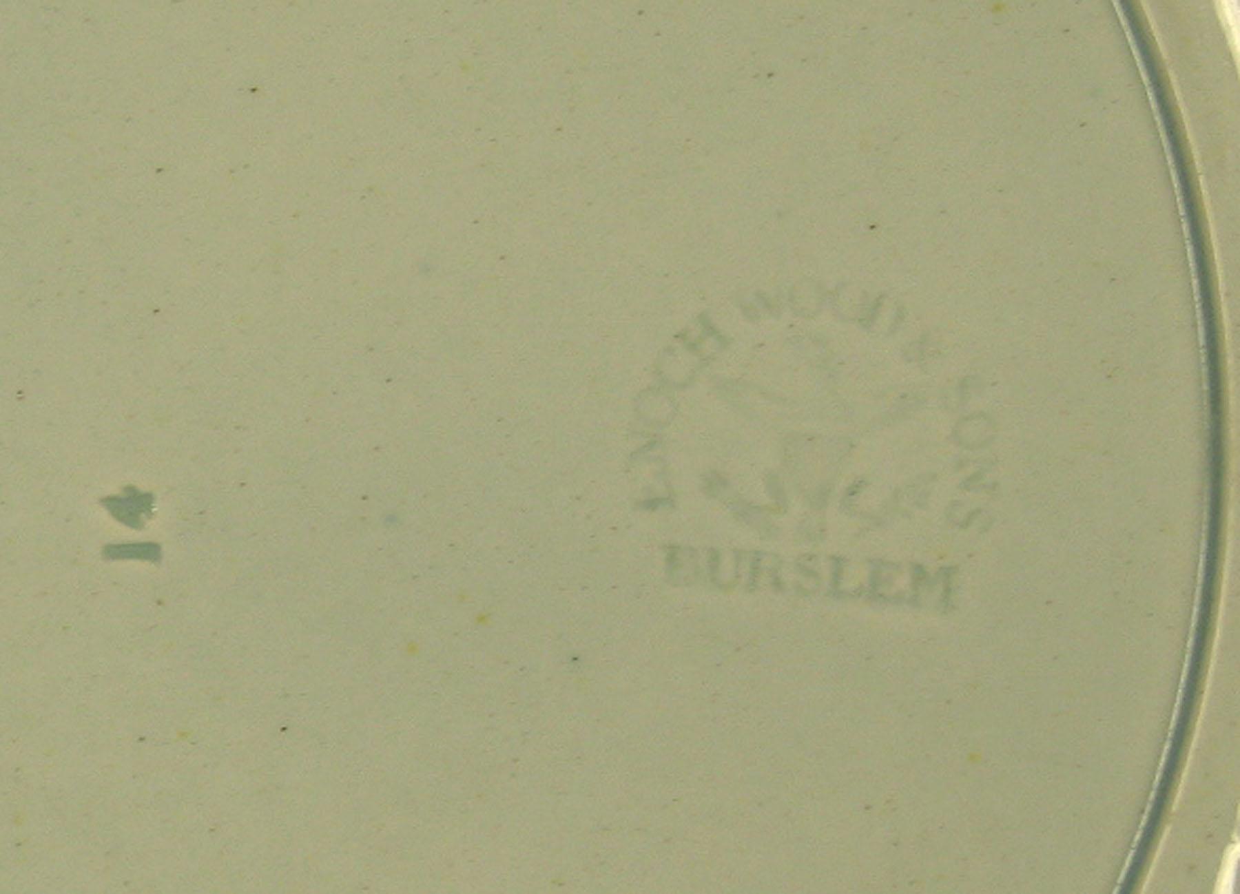 1969.0856.003 Pearlware plate (detail)