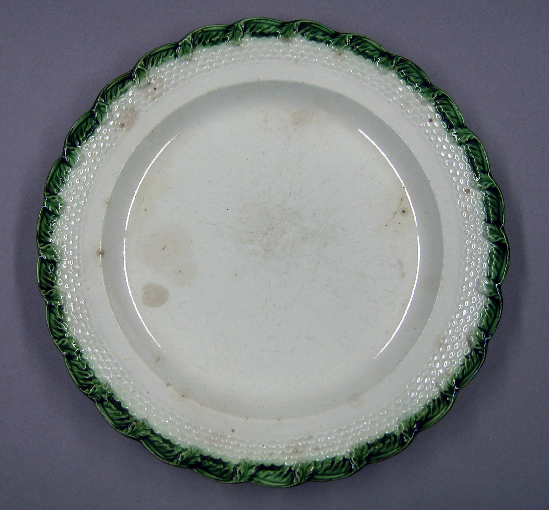 1969.0861 Pearlware plate