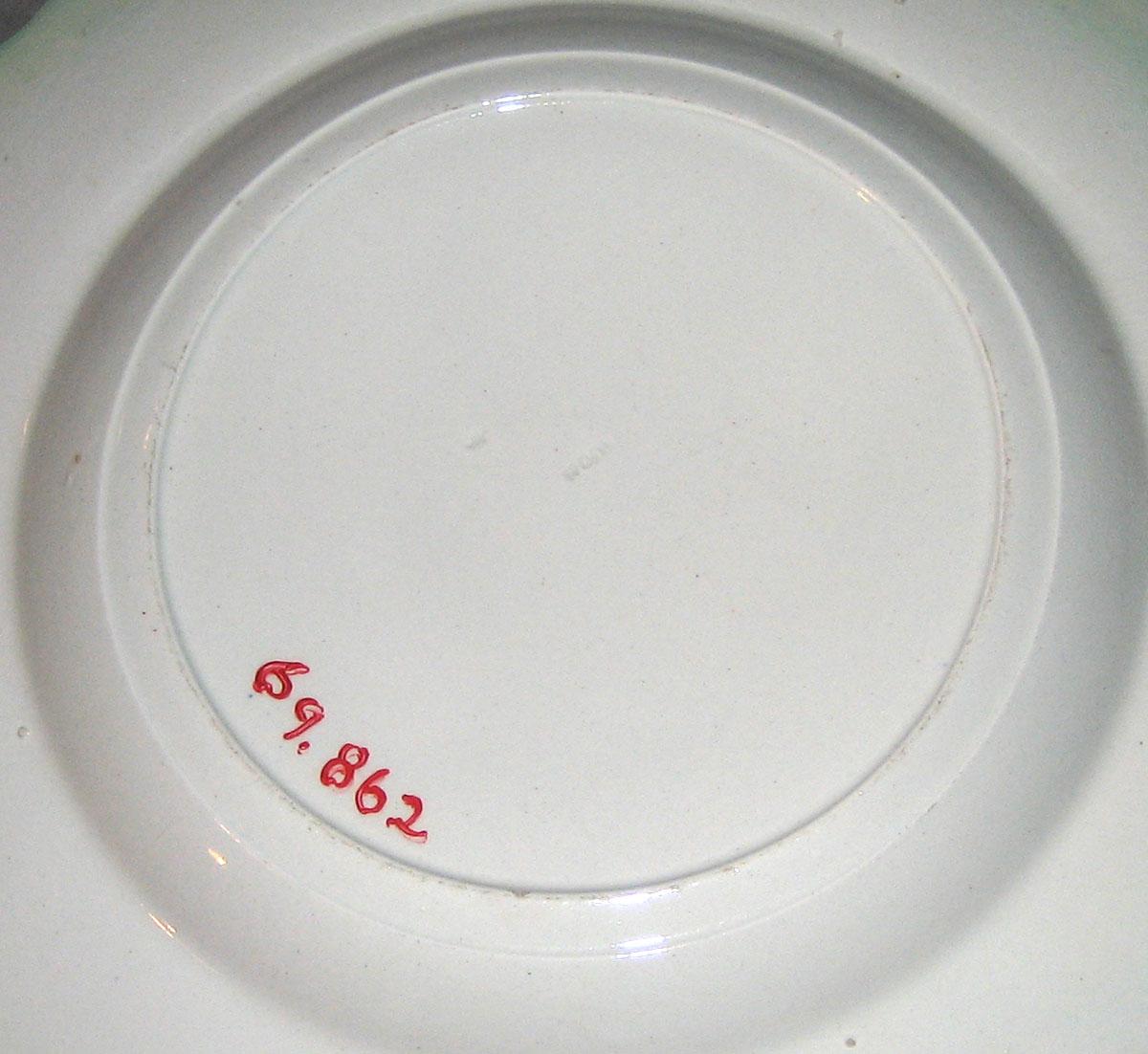1969.0862 Plate (Wood mark)