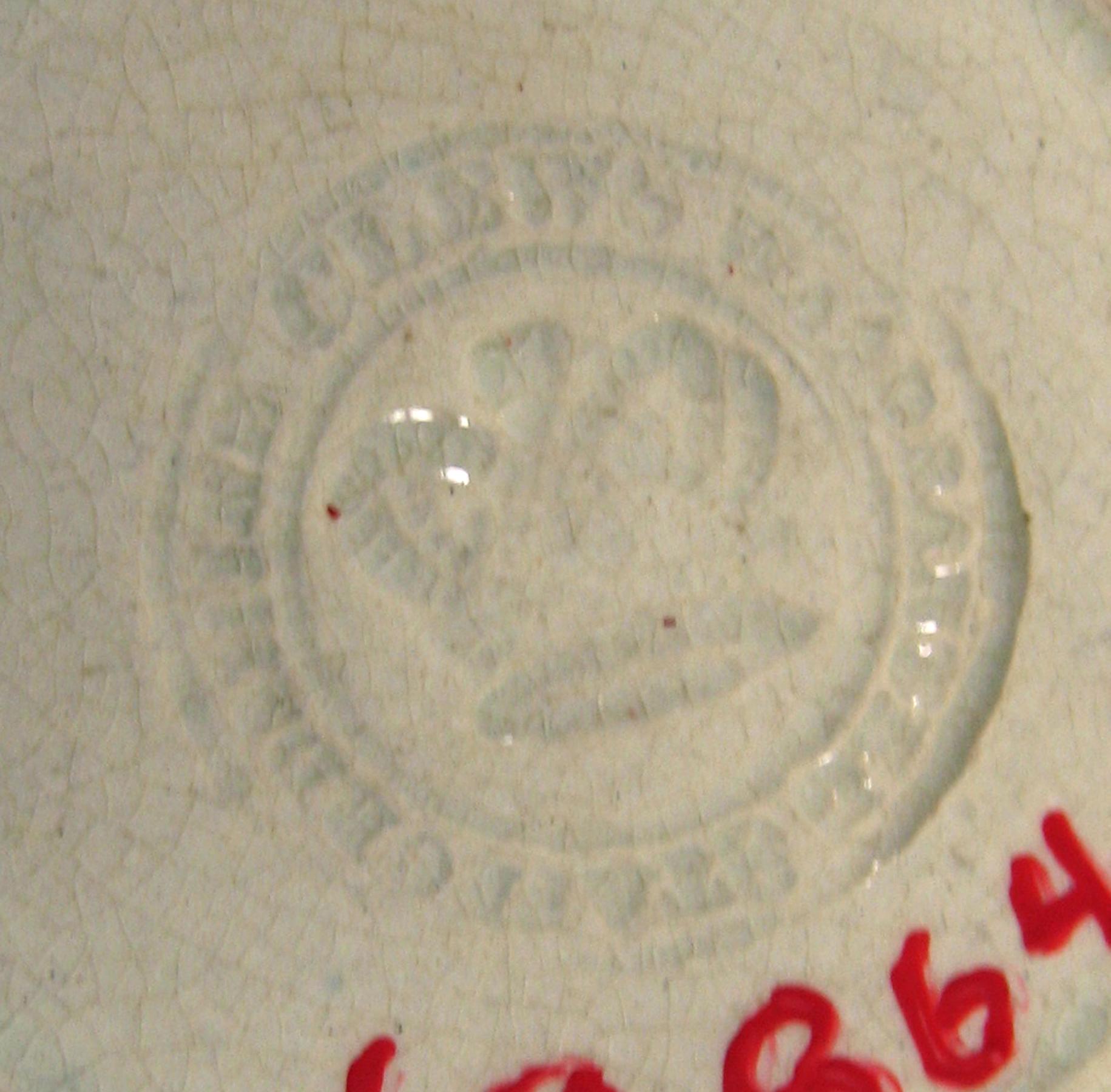 1969.0864.001 Cup plate (Clews mark)