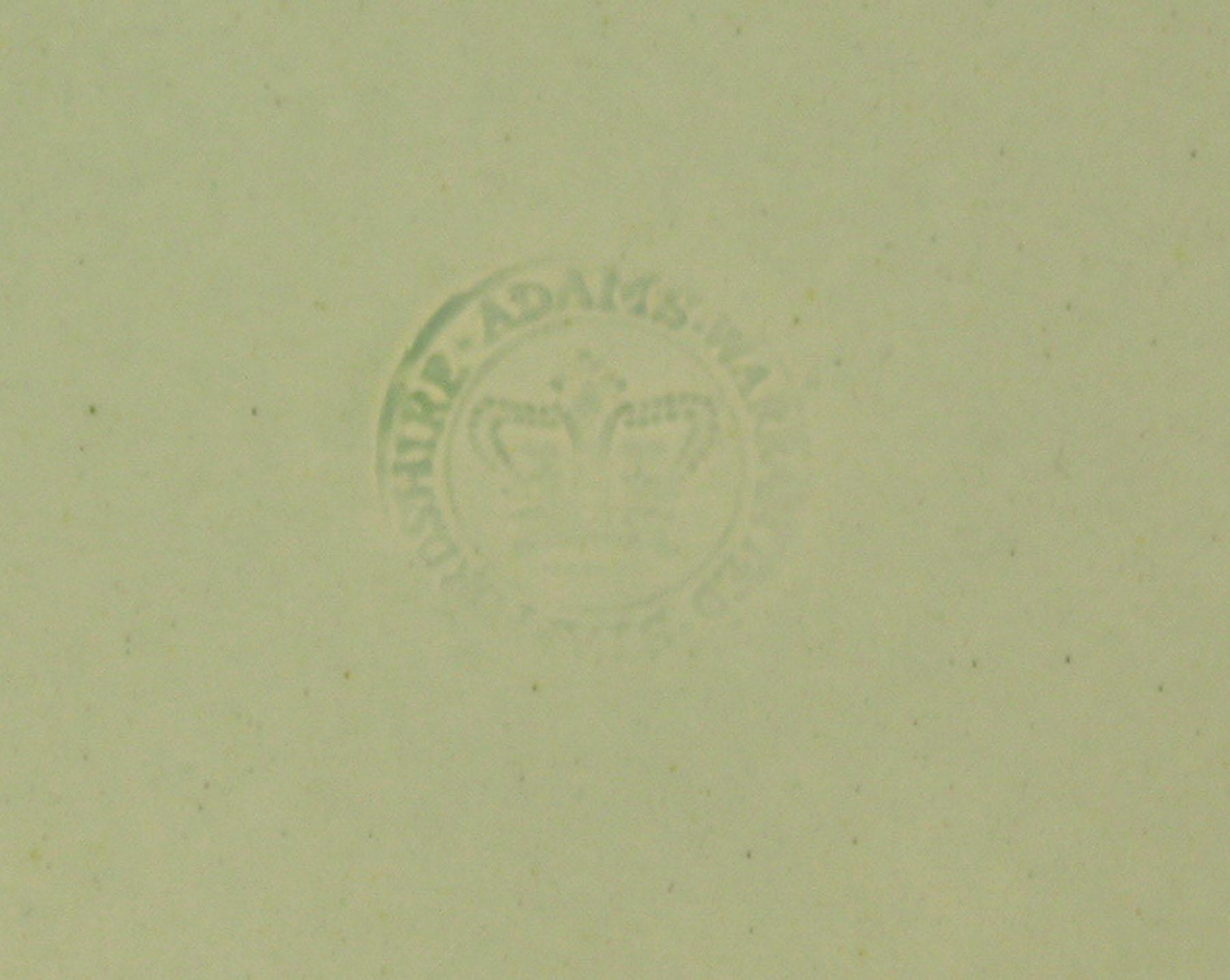 1969.0873 Adams pearlware plate (detail)