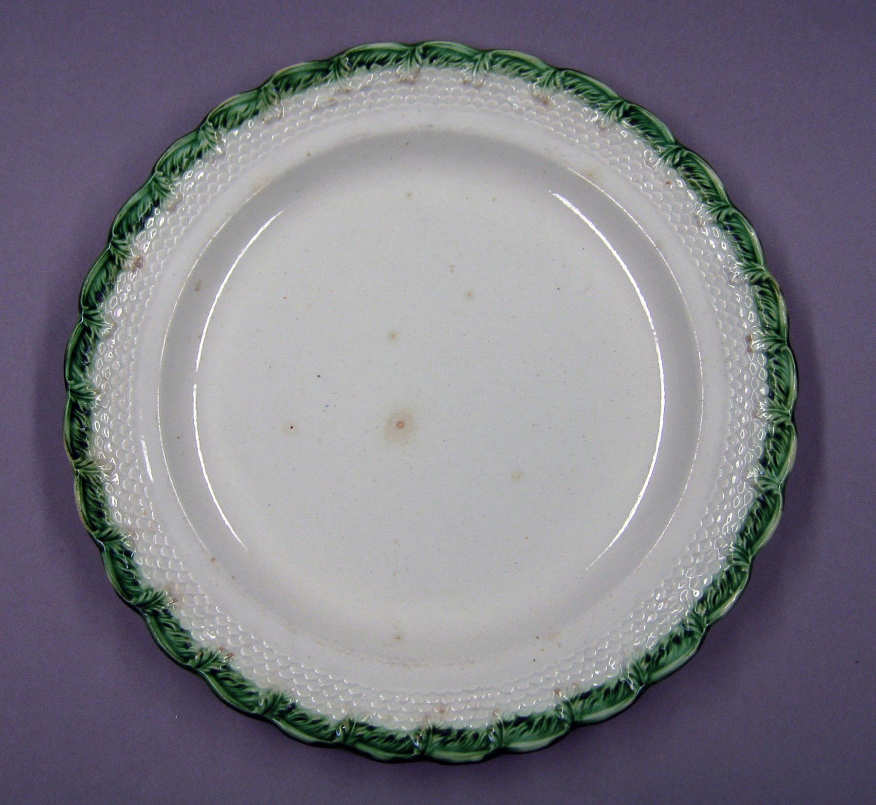 1969.0882 Stevenson Pearlware plate