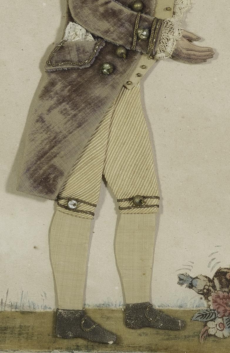 1969.0901 A Dressed Print. Detail 3