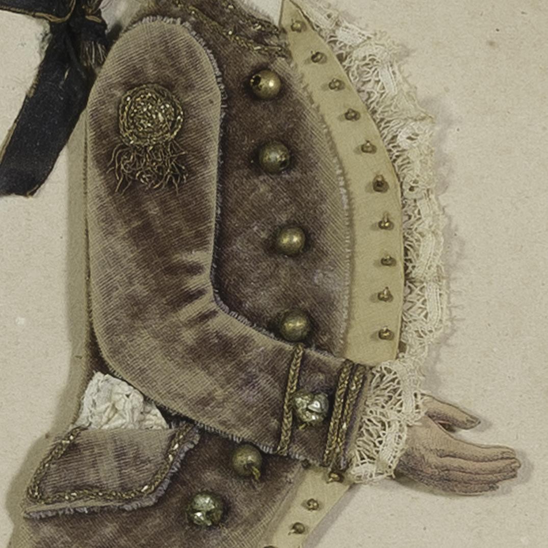 1969.0901 A Dressed Print. Detail 6