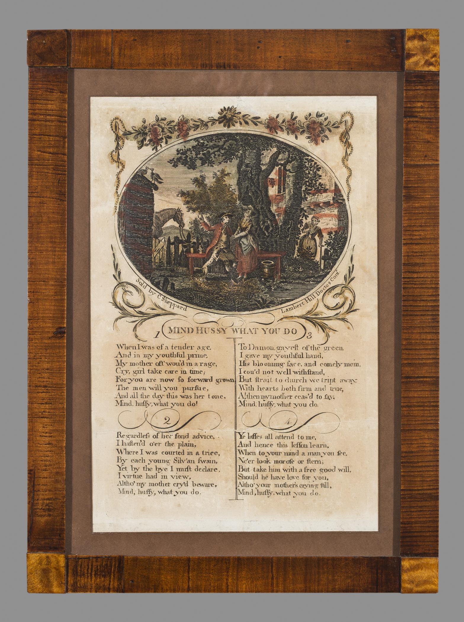 1969.0909 A Print, B Frame, view 1