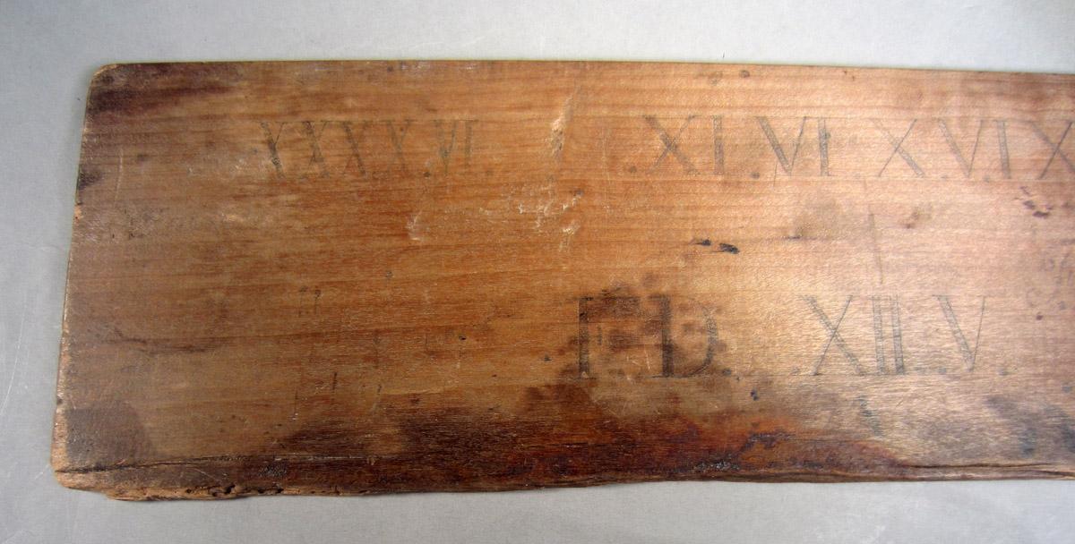 1957.0026.693 Exercise board, Detail 2