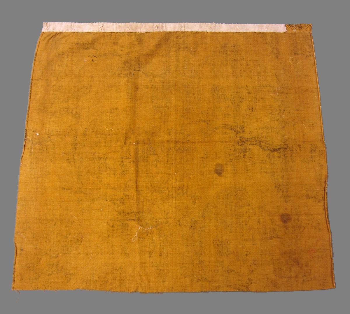 1957.0027.003.001 Textile, printed reverse